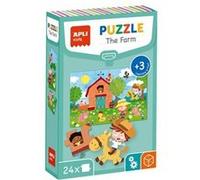 APLI Puzzle éducatif B.Puzzle La Ferme 24 pièces Multicolore - 3 ans