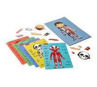 APLI 18531 - Jeu de Magnets sur Le Corps Humain - Jeu magnétique éducatif pour Apprendre Les Parties du Corps Humain.