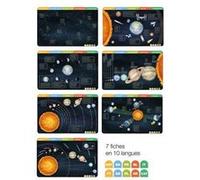 Generique Jeu éducatif Puzzle magnétique Système solaire 27 pièces Fiches explicatives +5 ans