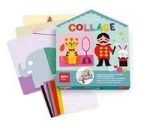APLI kids - My First Collage - DIY with Circus theme to complete with felt - premier âge G