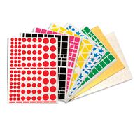 APLI KIDS Pochette de 60 feuilles (7032 u) de gommettes formes et couleurs assorties