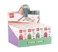 APLI Kids - Présentoir 12 Tampons Distributeurs de Stickers Dès 4 Ans