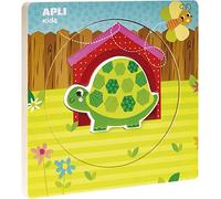 APLI Kids - Puzzle Couches Bois Tortue (17559)