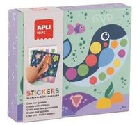 APLI kids - Stickers game geometric Ocean - jeu éducatif - 16 pièces