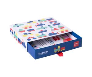 Apli Kids - Stickers Game Geometric Vehicles