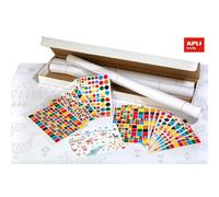 Apli Kit 4 Affiches Ferme + 48 Feuilles Gomettes