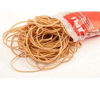 APLI Lot de 3 Sachets 100 g bracelets élastiques caoutchouc naturel Diam 60 x 2 mm