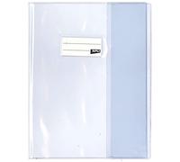 APLI Lot de 5 Protège-cahiers PVC 19/100ème 17 x 22 cm Incolore