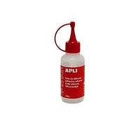 APLI Lot de 6 Bouteilles de colle silicone 100 ml