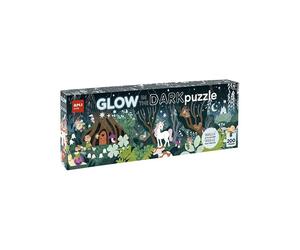 Apli Lueur Dans Le Noir Magie Forêt Phosphorescente Avec Puzzle 200 Pièces