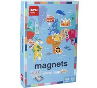 APLI Kids 16494 Jeu magnétique Planisphère
