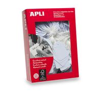 Apli Merchandising Tags Blanc Rapide Efficace Étiquette 500pk 100% Polyester Str