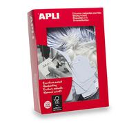 Apli Merchandising Tags Blanc Rapide Efficace Étiquette 500pk 100% Polyester Str