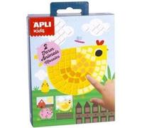 Apli mini kit mosaique animaux de la ferme - en mousse apli14487 G