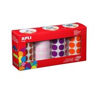 Apli Pack 4 Rlx Gommet D20 Ma/Ro/Vio/Or 7080u