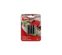 APLI - Pack de 2 - noir - blister - rouleau à encre