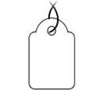 APLI Étiquette fil 41370 15 x 24 mm blanche 200 pièces longueur 50 mm