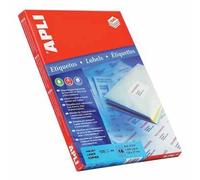 Apli Paper - 33.9 X 64 Mm 2400 Unités (100 Feuille(S) X 24) Étiquettes