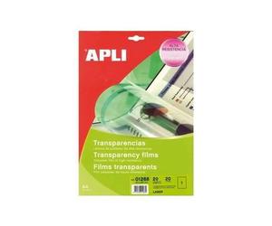 APLI PAPER - A4 (210 x 297 mm) 100 unités transparents