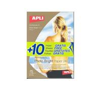 APLI PAPER - A4 (210 x 297 mm) - 220 g/m² - 10 feuille(s) papier photo