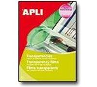 Apli Film transparent pour imprimante jet d'encre B/50 Transparent