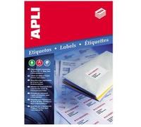 APLI PAPER - Auto-adhésif - blanc - 105 x 35 mm 1600 étiquette(s) (100 feuille(s) x 16) étiquettes Blanc G