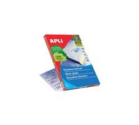 APLI Étiquettes autocollantes 01285 – blanc 48,5×25,4 mm – 4 400 étiquettes (100×44)