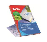 APLI PAPER - Auto-adhésif - blanc - 57 x 105 mm 1000 unités (100 feuille(s) x 10) étiquettes