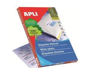 APLI PAPER - Auto-adhésif - blanc - 57 x 105 mm 1000 unités (100 feuille(s) x 10) étiquettes