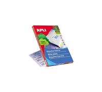 Apli 002086 Lot de 100 étiquettes blanches pour imprimante