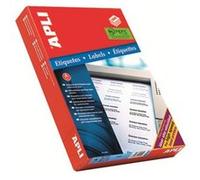 Apli 002519 Lot de 250 Etiquettes laser 70 x 35 mm Blanc