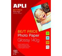 Apli Paper Best Price - Papier Photo Brillant - A4 (210 X 297 Mm) 100 Feuille(S)