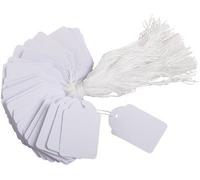 APLI Boite de 500 étiquettes bijouterie à fil 36x53 mm Blanc