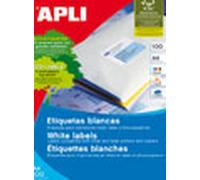 Apli Paper - Blanc - 40 X 105 Mm 1400 Unités (100 Feuille(S) X 14) Étiquettes