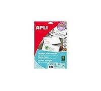 APLI Cartes de visite 002794 Convention 80 pièces 90 x 55 mm