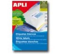 APLI 002175 - Box of 100 White Labels for Printer 70X50.8