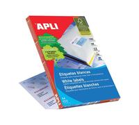Apli Paper - Étiquettes Autocollantes - Blanc - 48.5 X 25.4 Mm 4400 Étiquette(S) ( 100 Feuille(S) X 44 )