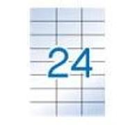 Apli 809741 Blister Pack de 20 Feuilles d'Etiquettes polyester