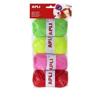 APLI Pelotes de laine – 4 unités – environ 90 m
