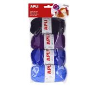 Apli Pelotes De Laine Ton Bleu - 4 Unités