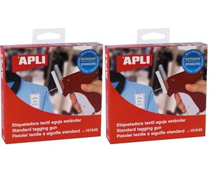 Apli Pistolet Textile 101545 Aiguille Standard (Lot de 2)