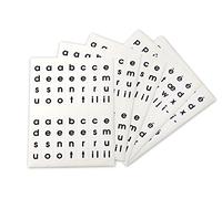 APLI Pochette de 300 gommettes alphabets