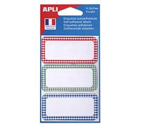 Apli Pochette de 9 étiquettes confiture 34 x 75 mm