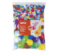 Apli - pompons, sachet de 500 en couleurs assorties