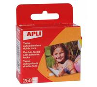 Apli Punaises Autocollantes Double Face 12x16 Mm 250 Unités