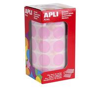 APLI – Rouleau de gommettes Apli Kids – Rondes 20 mm Rose – 1770 gommettes
