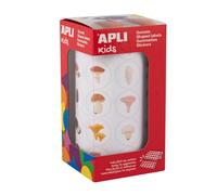 Apli Rouleau De Gommettes Sur Le Thème Des Champignons 20mm