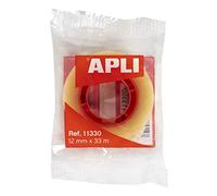 APLI Ruban adhésif ciel transparent 12 mm x 33 m