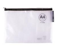 APLI – Sac d'accessoires A4 en mousse EVA – noir, bleu, jaune, rouge, vert, transparent – pack de 20