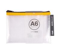APLI - Sac accessoires A6 - EVA moussé - noir, bleu, jaune, rouge, vert, transparent - pack de 20